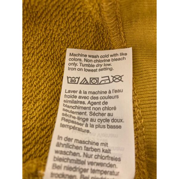 Madewell Women's Mock Neck Sweatshirt Size Large Nectar Gold NWT Drop Shoulder - Picture 8 of 8